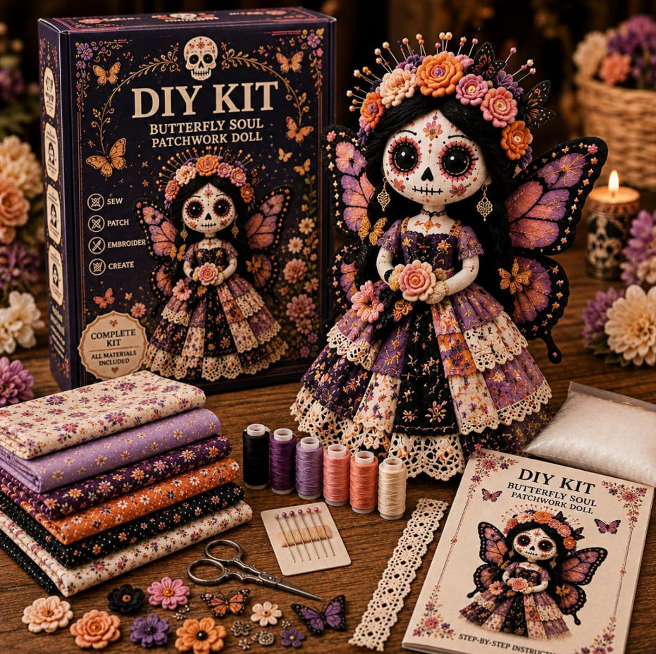 ππ§΅ Skeleton bride craft kit β complete, detailed, perfect for Halloween decor!