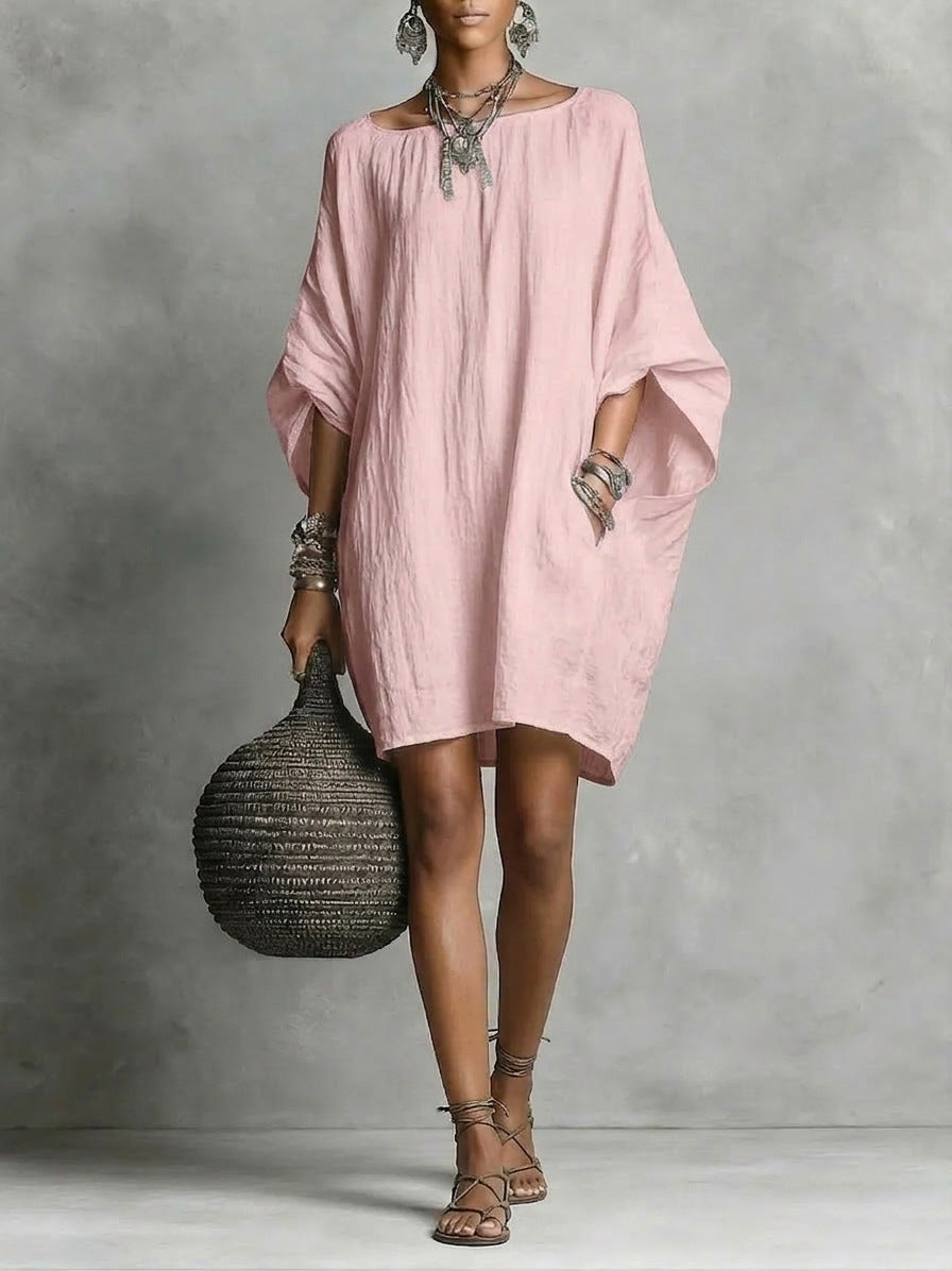 🌿🌿Casual cotton and linen dress🌿🌿
