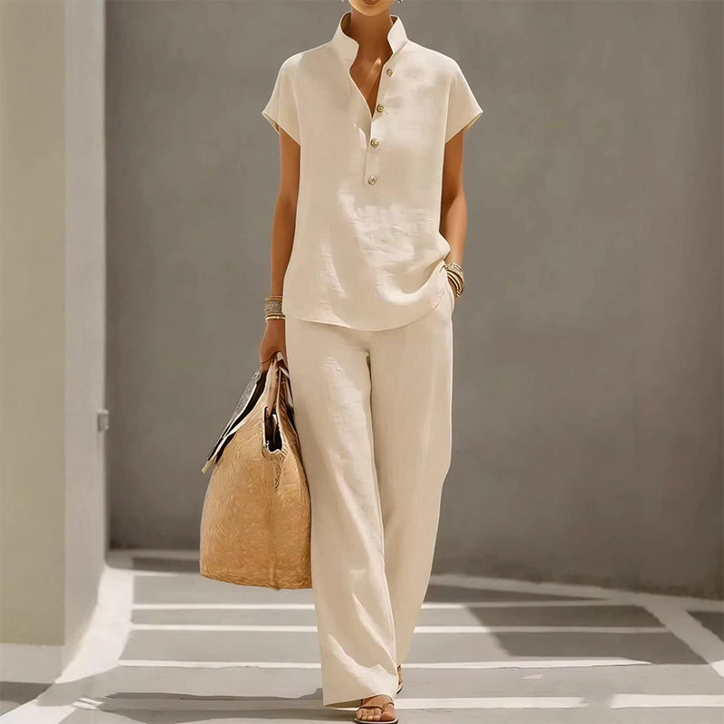 ✨2026 New Arrivals 50% OFF💥Women’s Solid Color 2-Piece Set – Casual, Comfortable, Versatile 👖
