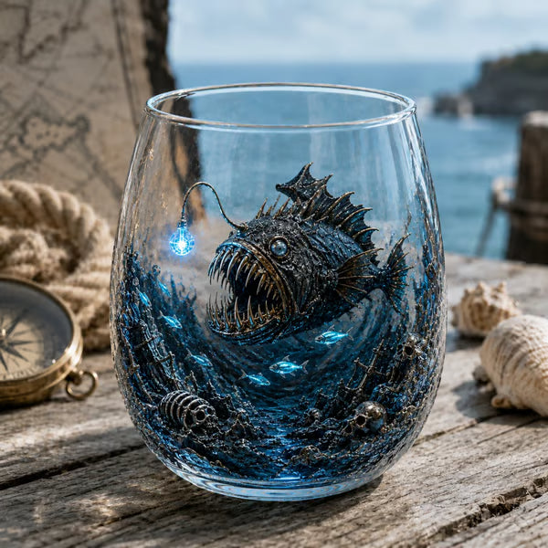 🔥Release The Kraken Pirate Glass Collection🏴‍☠️ — 3-Piece Legendary Ocean Treasure Set
