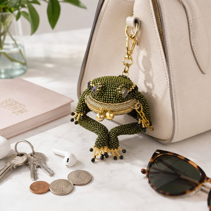 🐸Hand-made Charming Frog Coin Purse