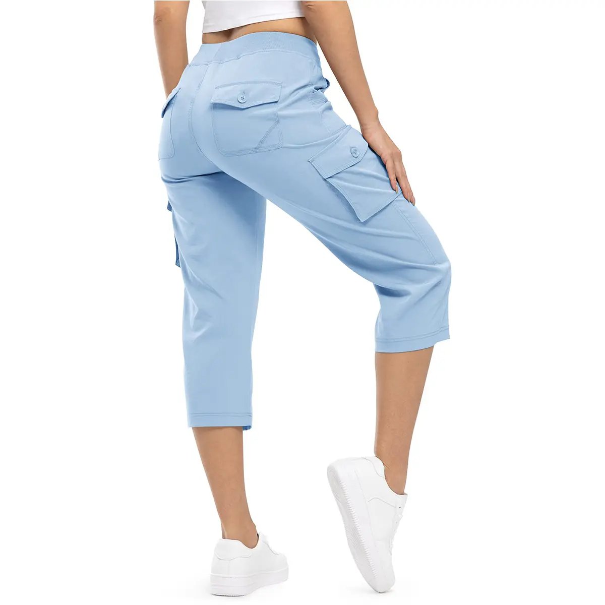 ✨✨Women's Lightweight Hiking Capris: Quick-Dry, 6 Pockets, Loose Fit