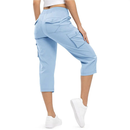 ✨✨Women's Lightweight Hiking Capris: Quick-Dry, 6 Pockets, Loose Fit