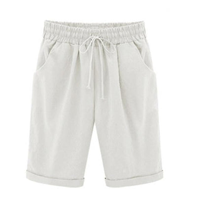 🔥🔥Limited time sale  Women's Casual Loose-Fit Cotton Summer Shorts with Pockets