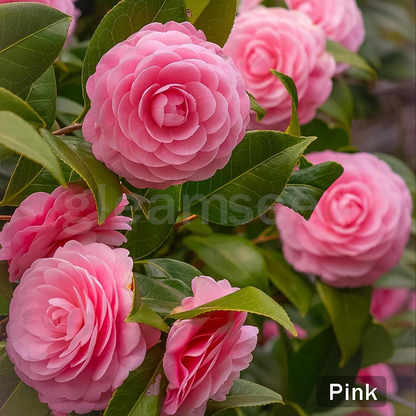 Camellia Flower Seeds – 8 Romantic Colors, Winter Blooming Beauty