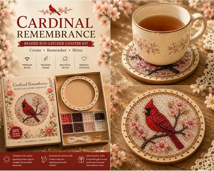 ✨Handcrafted Beaded Coaster Kit Collection - Create Beautiful Coasters Inspired by Nature