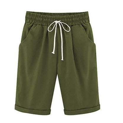 🔥🔥Limited time sale  Women's Casual Loose-Fit Cotton Summer Shorts with Pockets