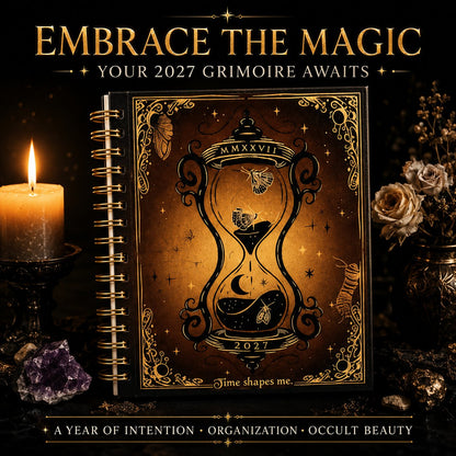 ✍️📕Waiting for the Night: The Witching Hour 2027 Weekly Planner🖤Gothic Romance & Practical Magic for the Year Ahead.