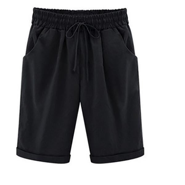 🔥🔥Limited time sale  Women's Casual Loose-Fit Cotton Summer Shorts with Pockets