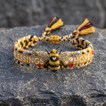🌼Blessings & Hope 🐝2026 Limited Edition Handmade Honey Bee Woven Bracelet