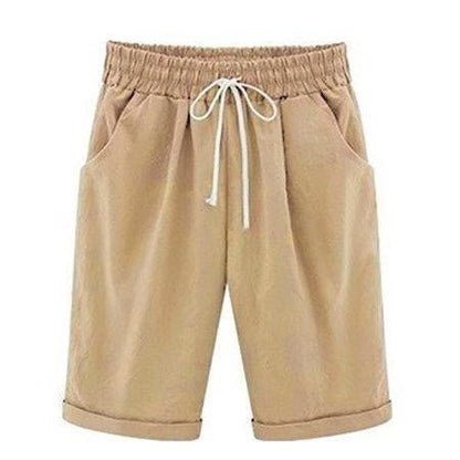 🔥🔥Limited time sale  Women's Casual Loose-Fit Cotton Summer Shorts with Pockets
