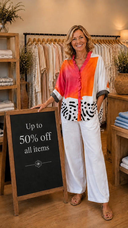 🔥🔥Last day 50%OFF💝  Elegant Breezy Summer Blouse