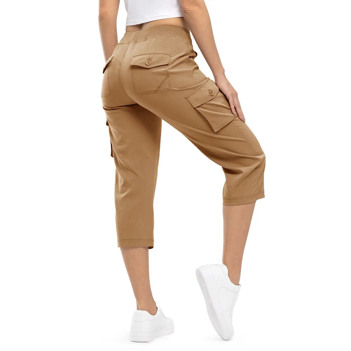 ✨✨Women's Lightweight Hiking Capris: Quick-Dry, 6 Pockets, Loose Fit