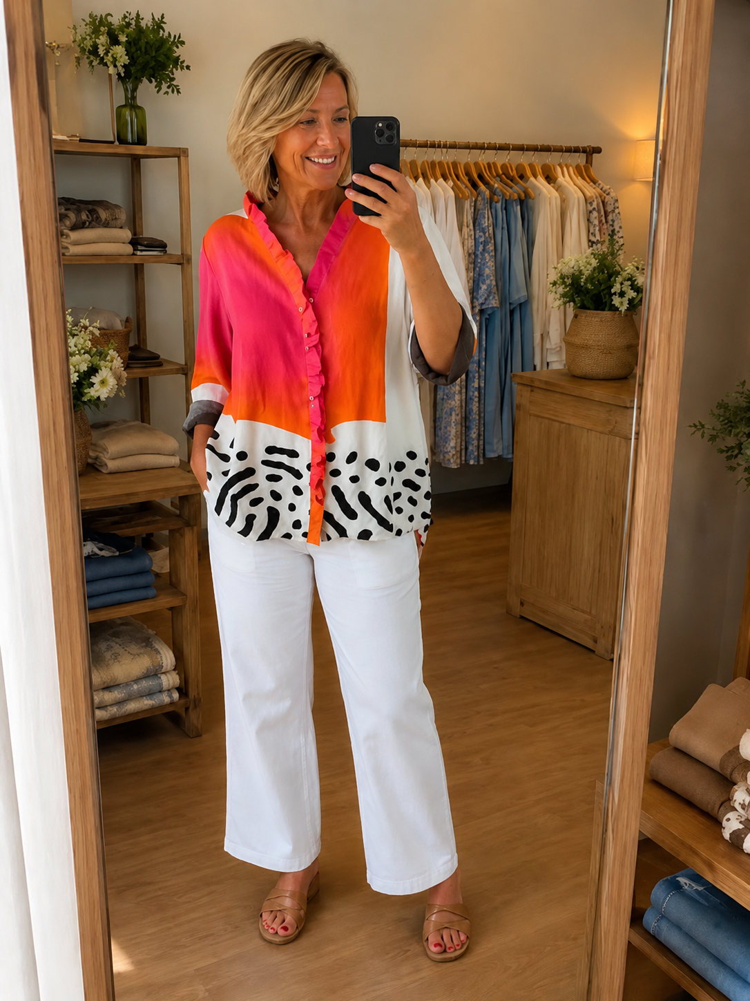 🔥🔥Last day 50%OFF💝  Elegant Breezy Summer Blouse