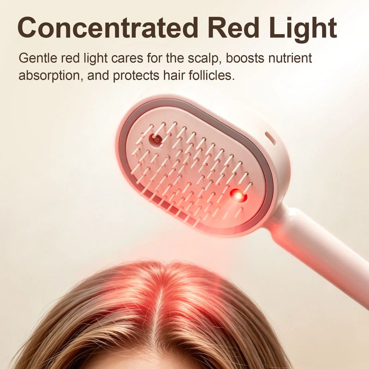🎊 Essential Oil Mist Comb, Anti-Tangle Electric Massage Brush🎊