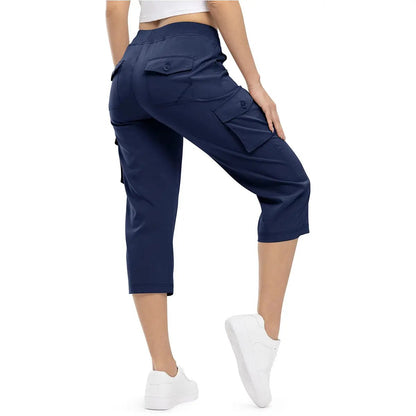 ✨✨Women's Lightweight Hiking Capris: Quick-Dry, 6 Pockets, Loose Fit