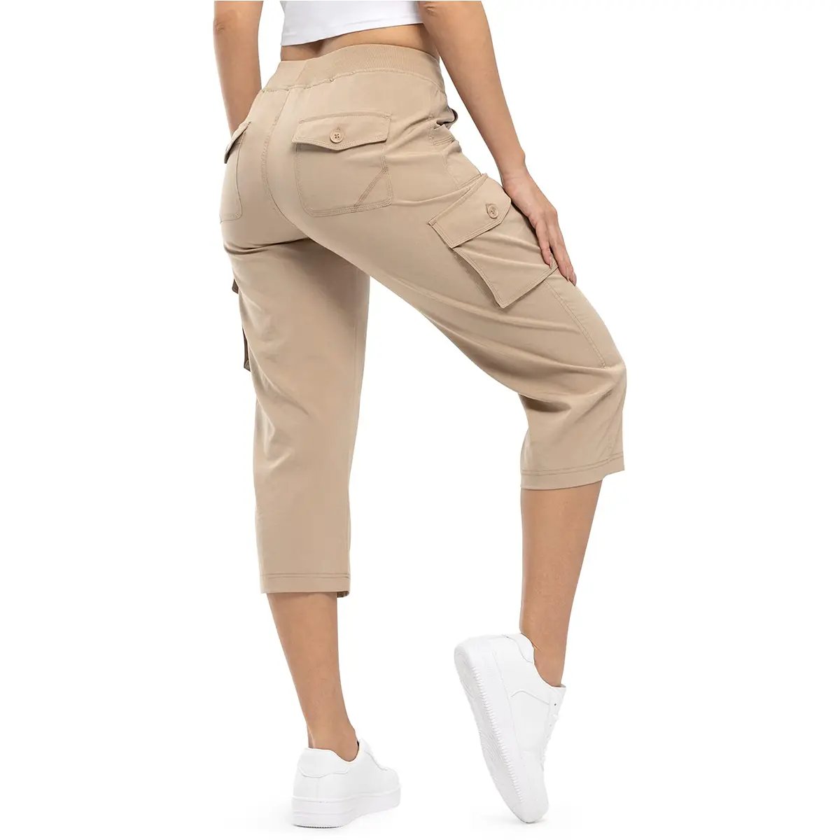 ✨✨Women's Lightweight Hiking Capris: Quick-Dry, 6 Pockets, Loose Fit