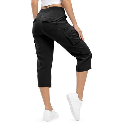 ✨✨Women's Lightweight Hiking Capris: Quick-Dry, 6 Pockets, Loose Fit