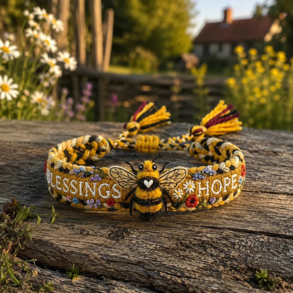 🌼Blessings & Hope 🐝2026 Limited Edition Handmade Honey Bee Woven Bracelet