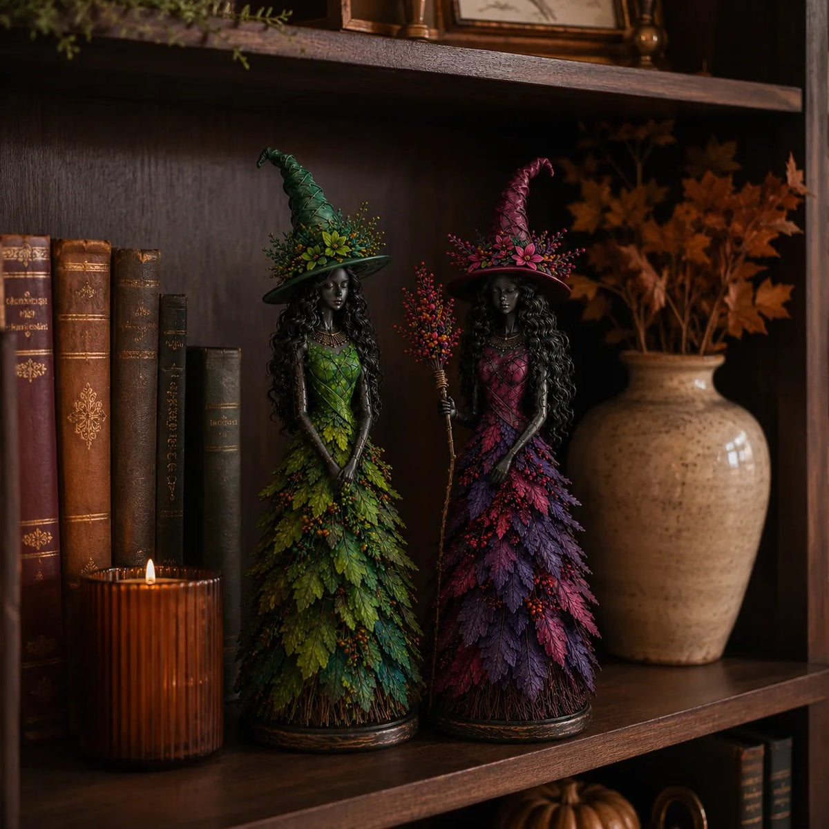 🔥LAST DAY 50% OFF - 🧙‍♀️Enchanted Autumn Witch Figurine (📦Buy 2 Free Shipping)