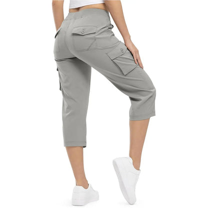 ✨✨Women's Lightweight Hiking Capris: Quick-Dry, 6 Pockets, Loose Fit
