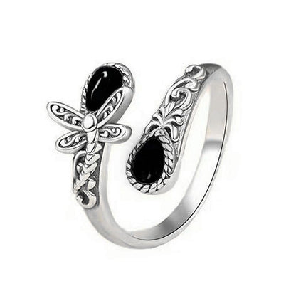 💥 BUT 2 GET 10% OFF 💥Moonstone Bloom Ring | Vintage Style • Adjustable Fit • Timeless Elegance