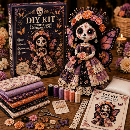 💀🧵 Skeleton bride craft kit – complete, detailed, perfect for Halloween decor!
