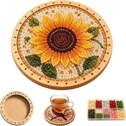 ✨Handcrafted Beaded Coaster Kit Collection - Create Beautiful Coasters Inspired by Nature