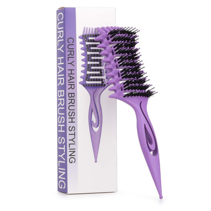 5-in-1 Detangling Curl Brush – Smooth Hair, Less Pulling