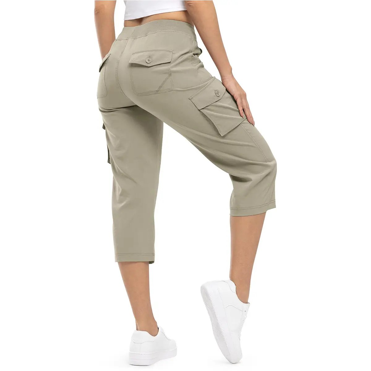 ✨✨Women's Lightweight Hiking Capris: Quick-Dry, 6 Pockets, Loose Fit