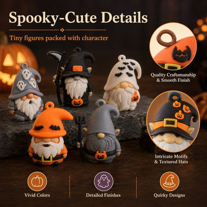 🎃 Last Day 49% OFF - 24 Days of Halloween Gnome Surprise Figures Advent Calendar Box