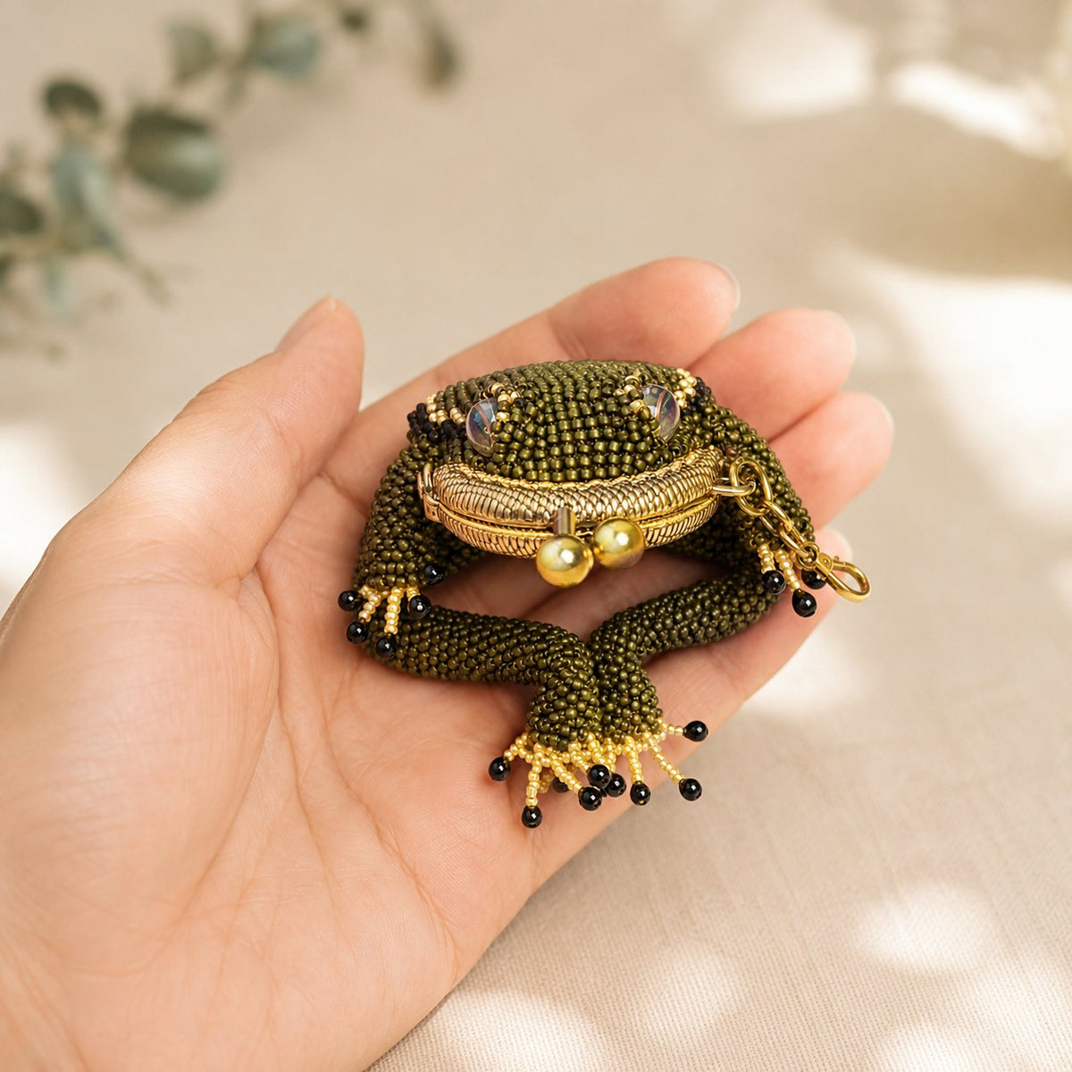 🐸Hand-made Charming Frog Coin Purse