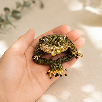 🐸Hand-made Charming Frog Coin Purse