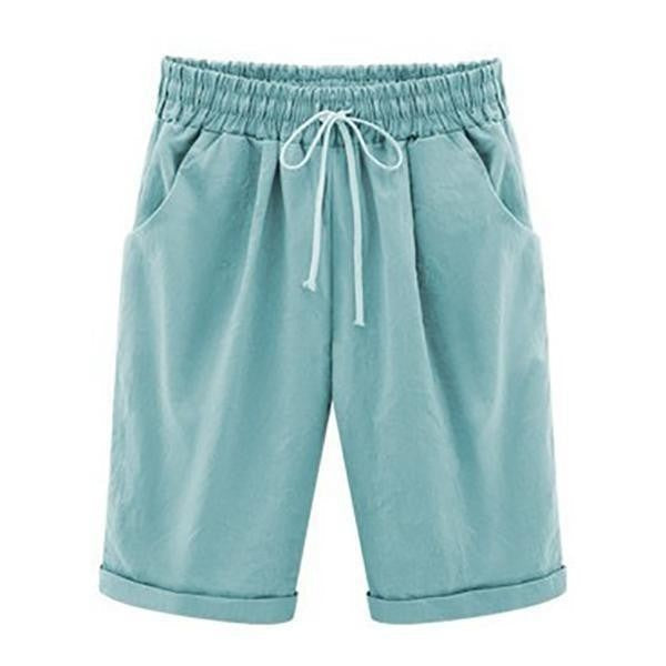🔥🔥Limited time sale  Women's Casual Loose-Fit Cotton Summer Shorts with Pockets