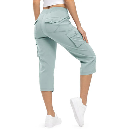 ✨✨Women's Lightweight Hiking Capris: Quick-Dry, 6 Pockets, Loose Fit