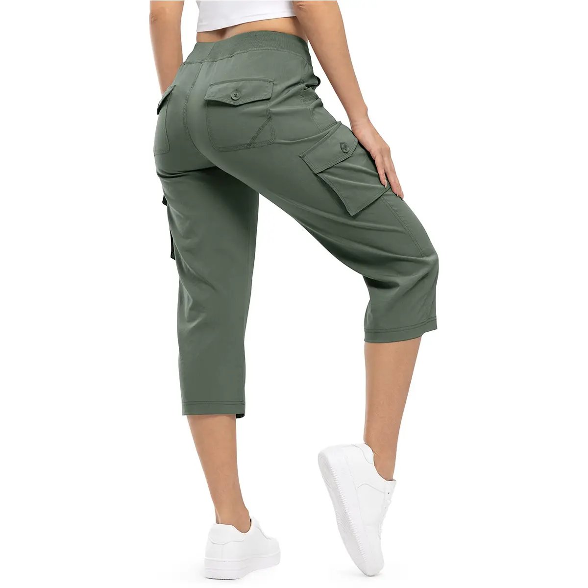 ✨✨Women's Lightweight Hiking Capris: Quick-Dry, 6 Pockets, Loose Fit