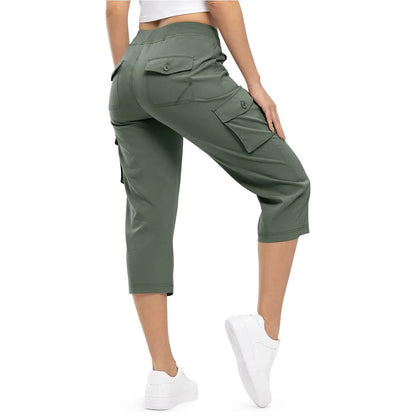 ✨✨Women's Lightweight Hiking Capris: Quick-Dry, 6 Pockets, Loose Fit