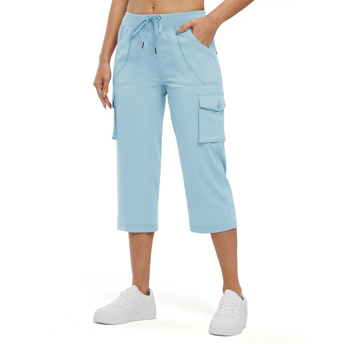 ✨✨Women's Lightweight Hiking Capris: Quick-Dry, 6 Pockets, Loose Fit