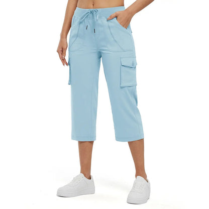 ✨✨Women's Lightweight Hiking Capris: Quick-Dry, 6 Pockets, Loose Fit