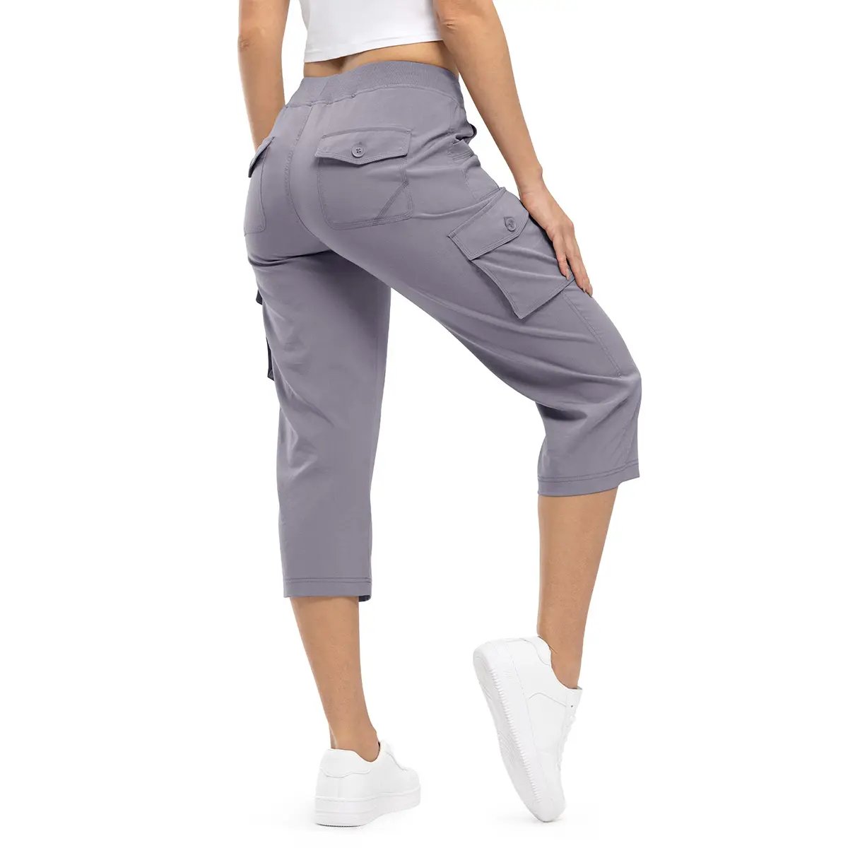 ✨✨Women's Lightweight Hiking Capris: Quick-Dry, 6 Pockets, Loose Fit