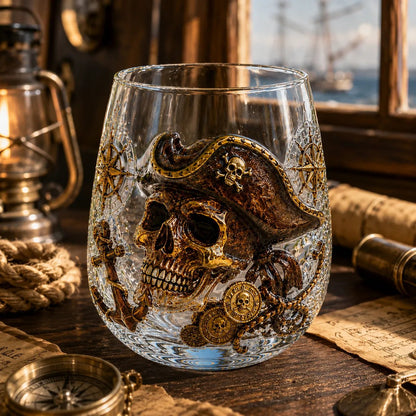 🔥Release The Kraken Pirate Glass Collection🏴‍☠️ — 3-Piece Legendary Ocean Treasure Set