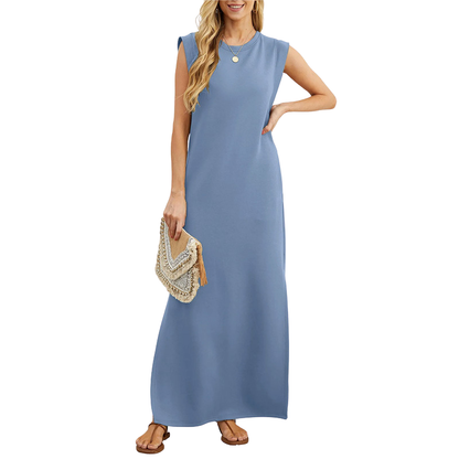 ✨Lucia – Classic Loose Sleeveless Beach Maxi Dress