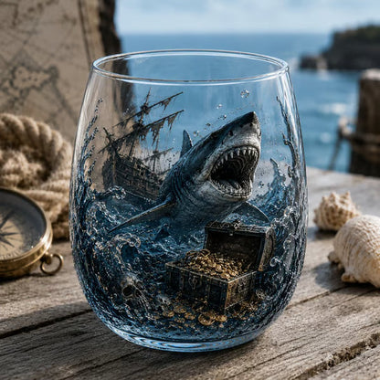 🔥Release The Kraken Pirate Glass Collection🏴‍☠️ — 3-Piece Legendary Ocean Treasure Set