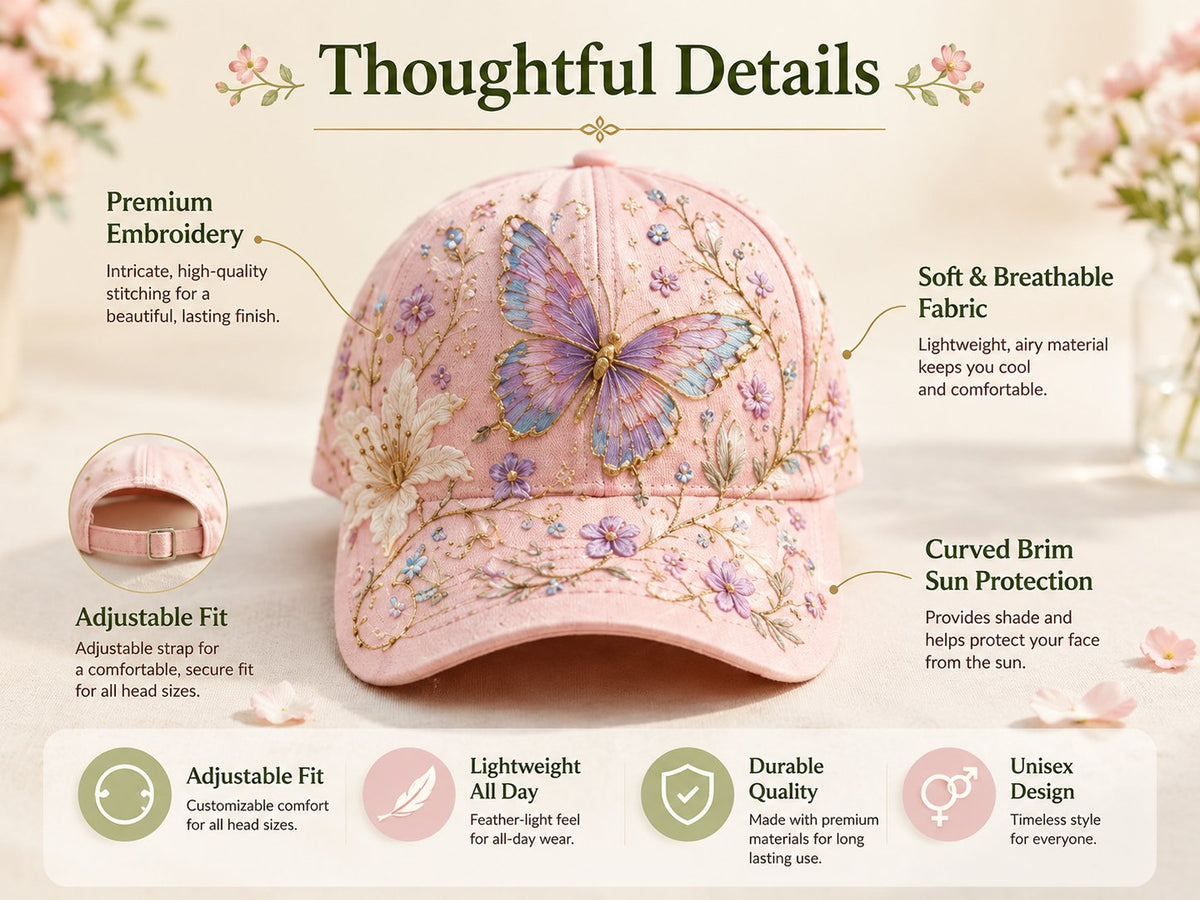 🔥Last Day 49% OFF 🌸🌿 Garden Morning Cap (✨2026 Limited Edition)