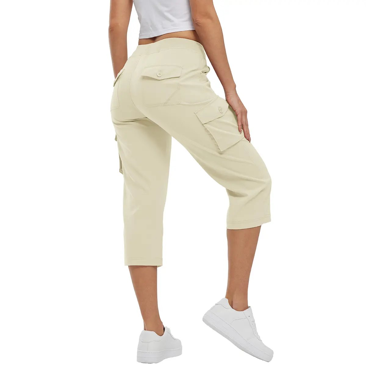✨✨Women's Lightweight Hiking Capris: Quick-Dry, 6 Pockets, Loose Fit