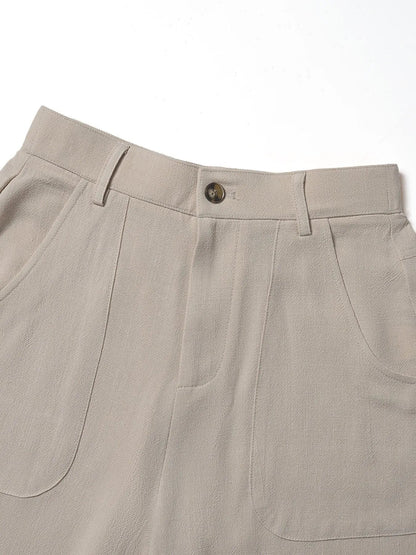 ✨Bestseller👖Women's High Waist Cotton Linen Wide Leg Pants
