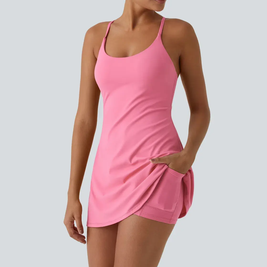 🔥🔥🔥Promotion Day💥Backless Sleeveless Dresses With Pockets