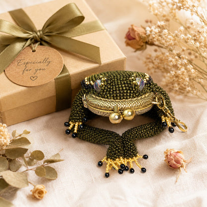 🐸Hand-made Charming Frog Coin Purse