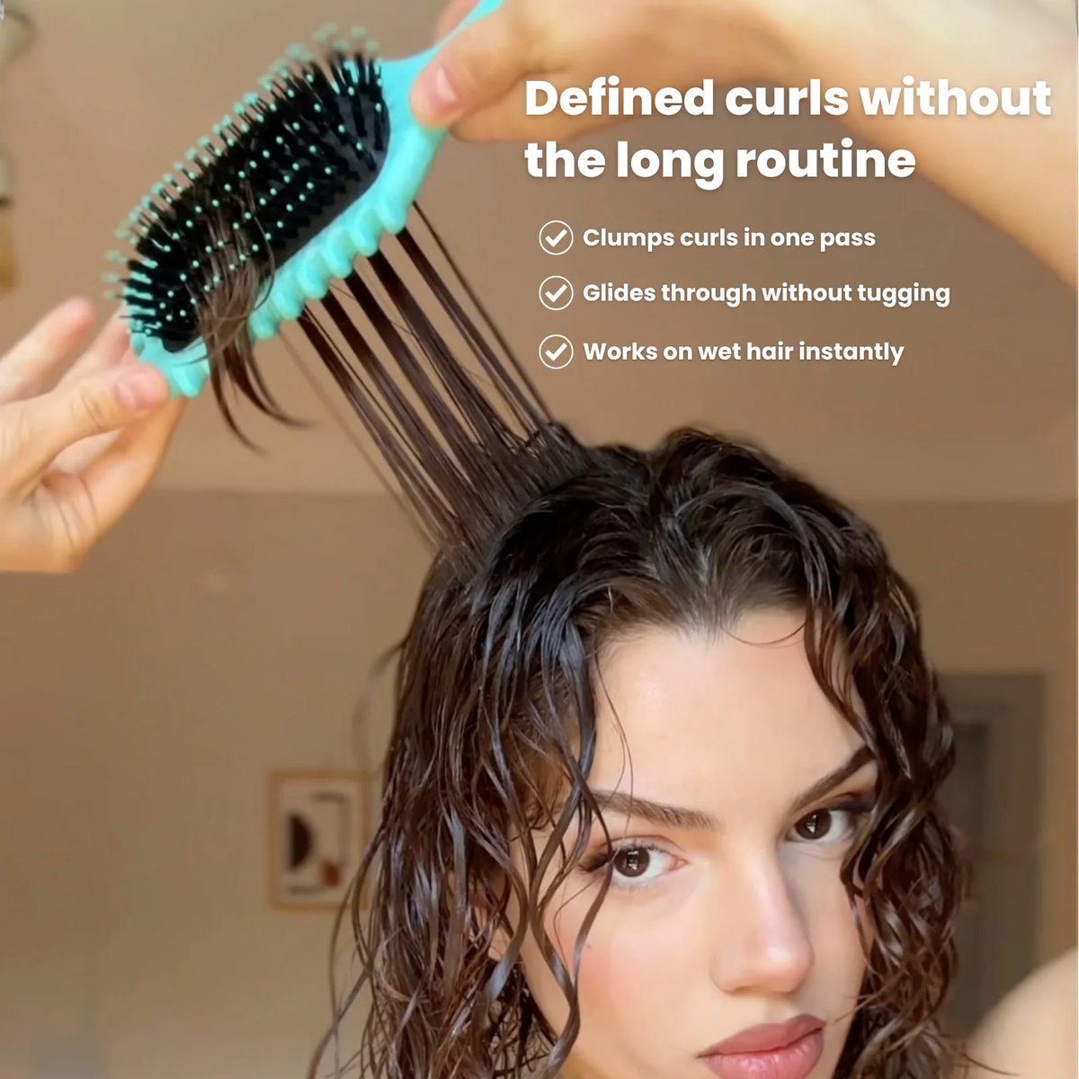 5-in-1 Detangling Curl Brush – Smooth Hair, Less Pulling