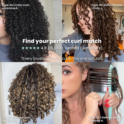 5-in-1 Detangling Curl Brush – Smooth Hair, Less Pulling